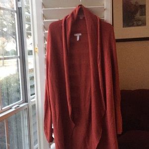 Shawl collar cocoon cardigan